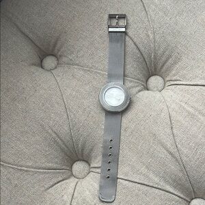 Silver Mesh Strap Watch